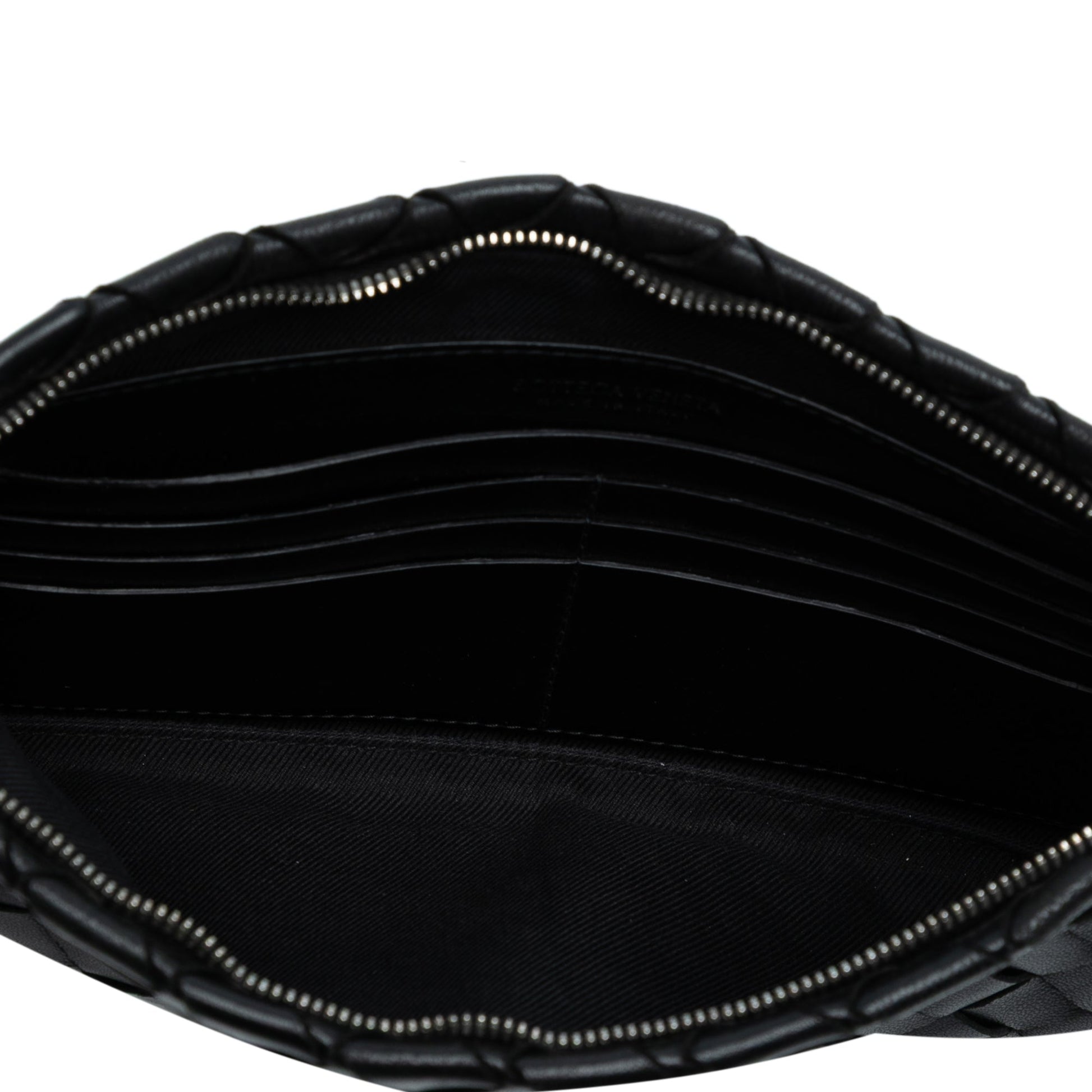 Bottega Veneta Small Nappa Intrecciato Zip Pouch
