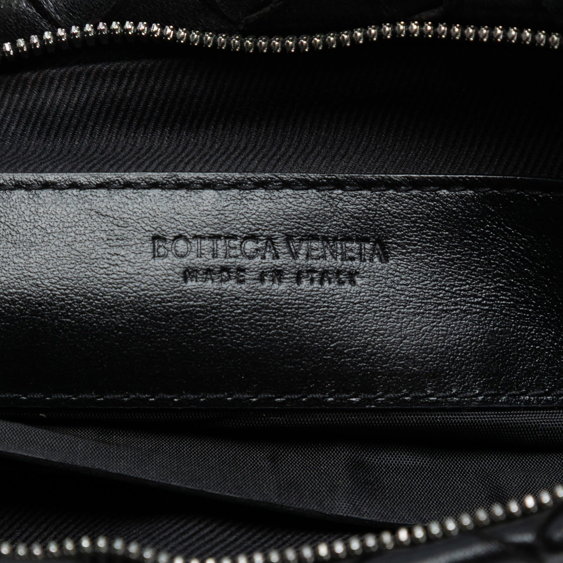 Bottega Veneta Small Nappa Intrecciato Zip Pouch