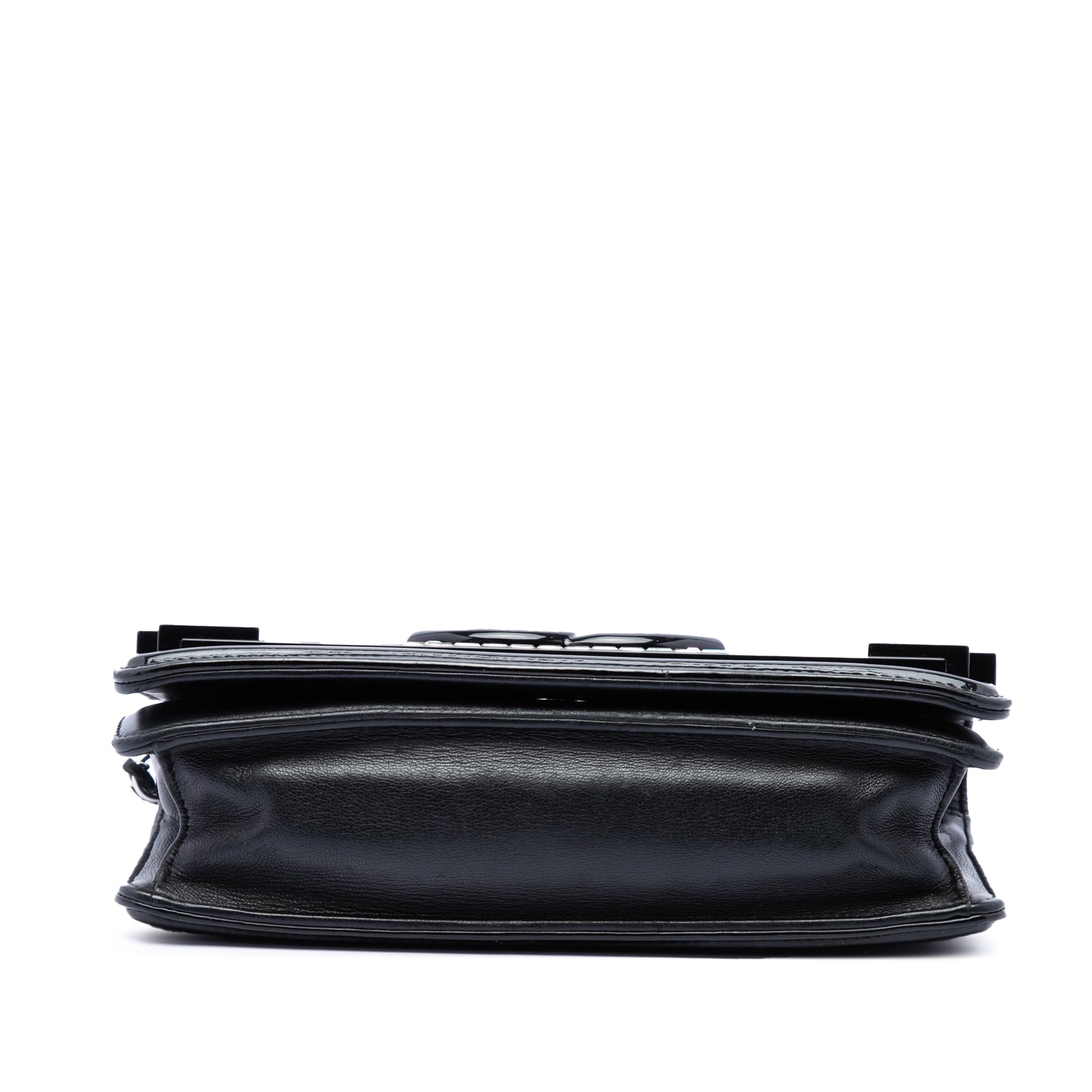 Chanel Patent and Acrylic Crystal Embellished Boy Brick Horizontal Flap