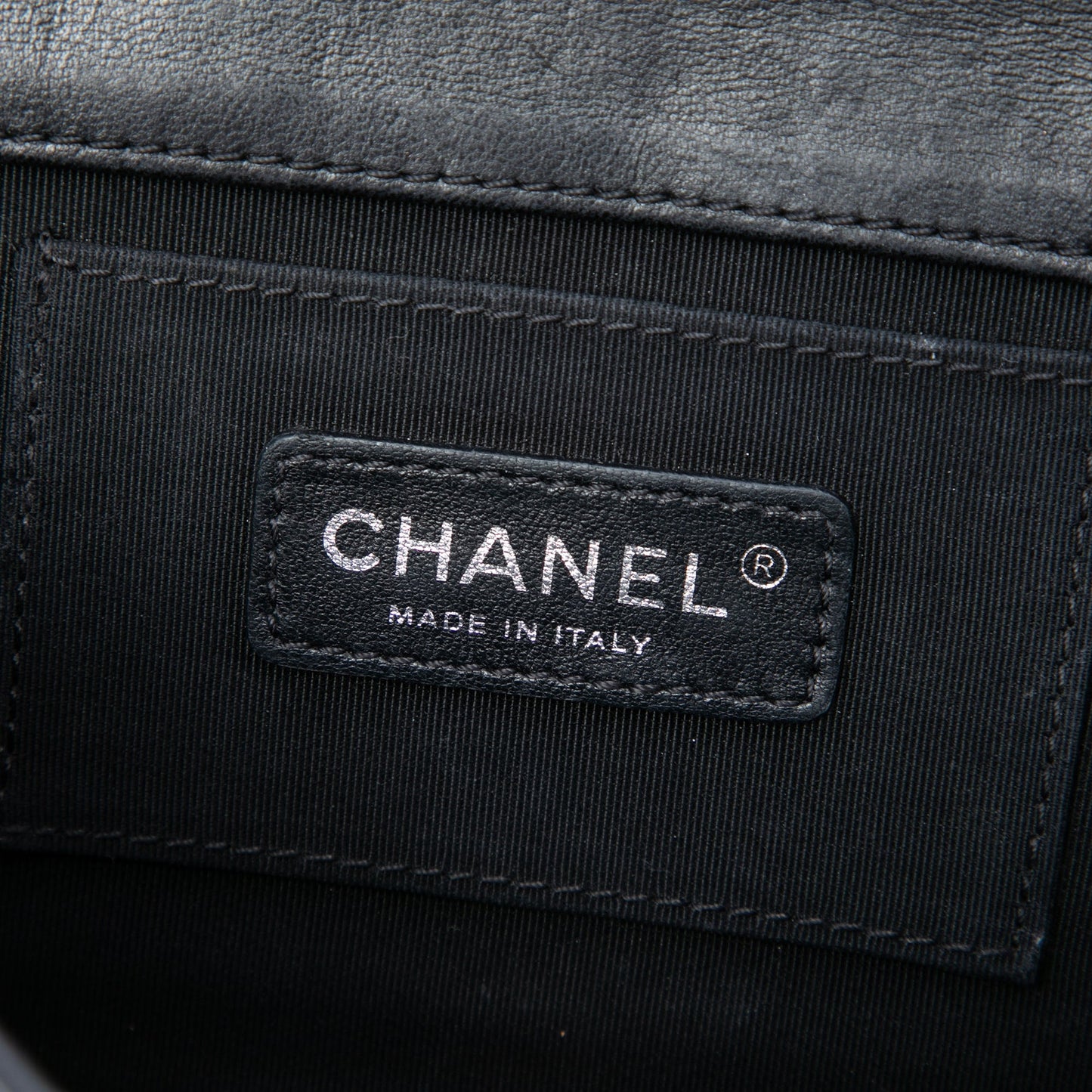 Chanel Patent and Acrylic Crystal Embellished Boy Brick Horizontal Flap