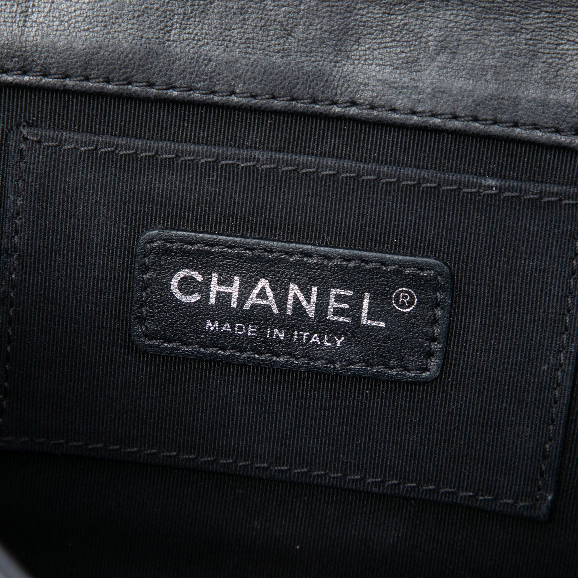 Chanel Patent and Acrylic Crystal Embellished Boy Brick Horizontal Flap