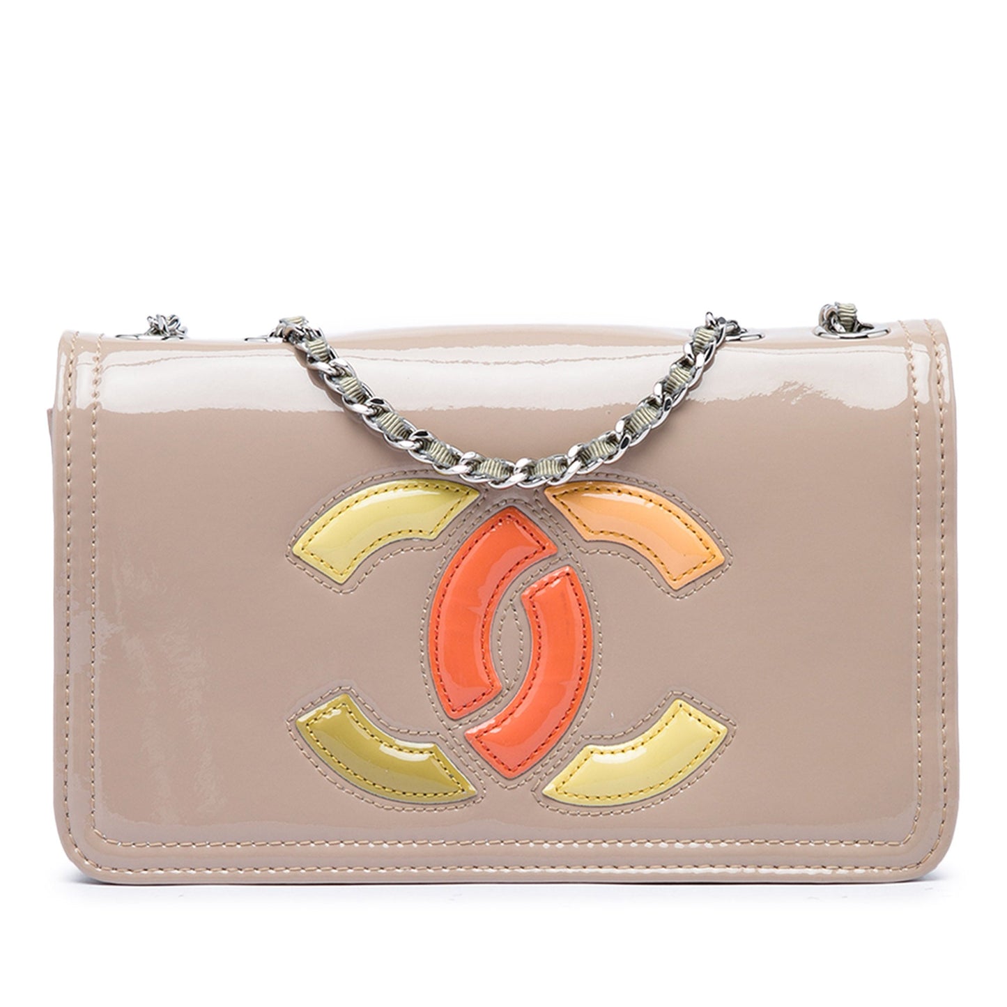 Chanel CC Patent Lipstick Ligne Flap