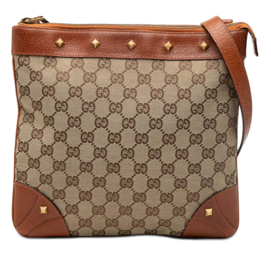 GG Canvas Nailhead Crossbody