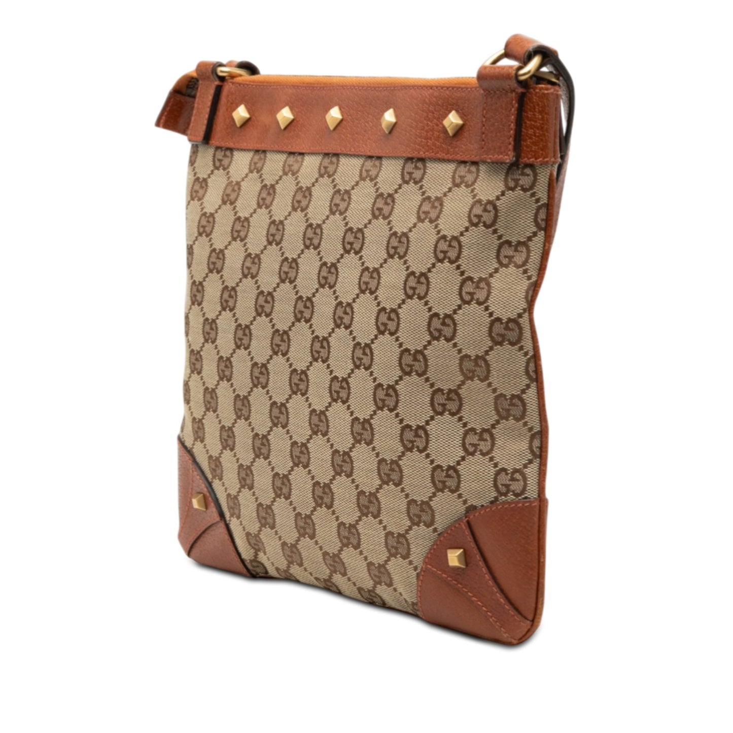 GG Canvas Nailhead Crossbody