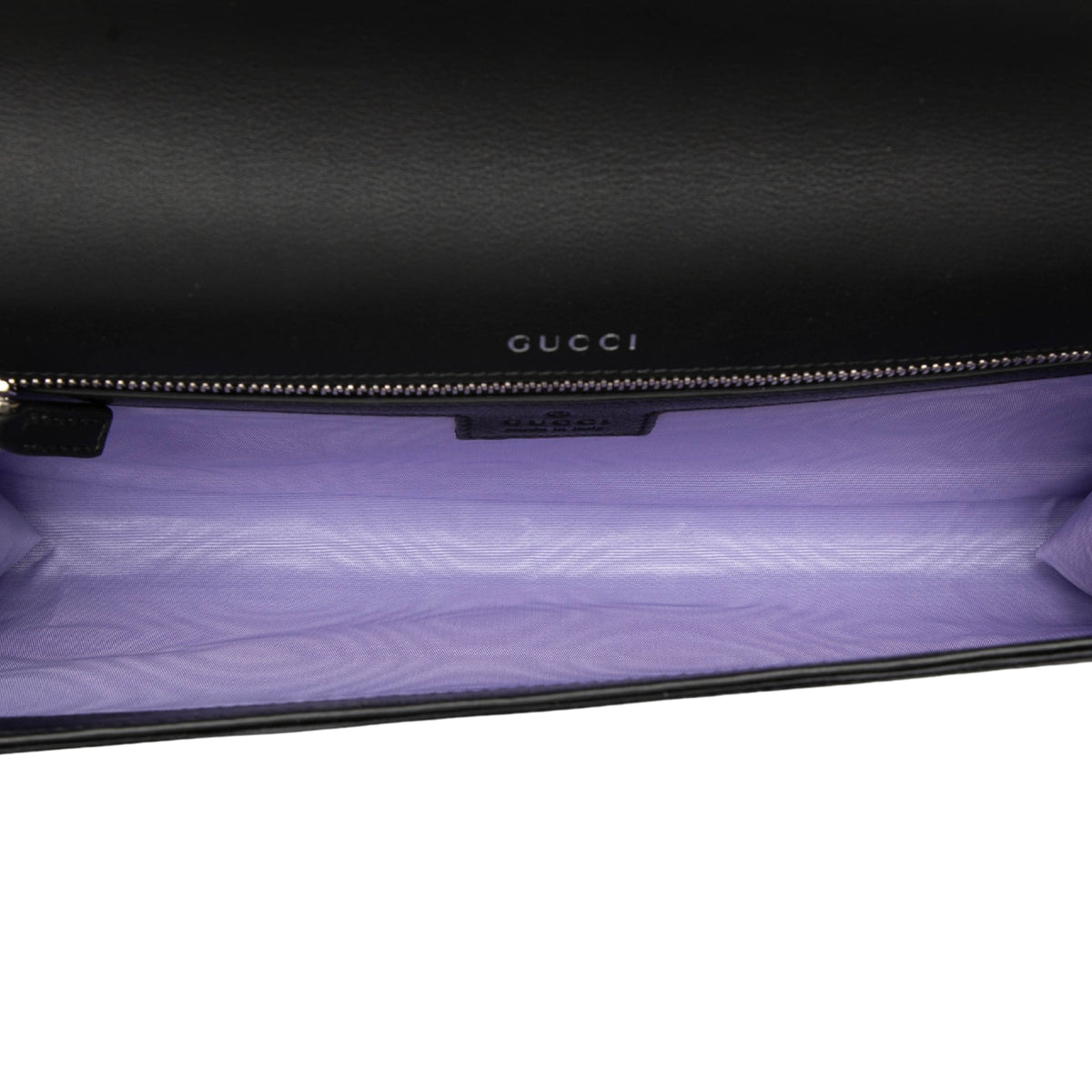 Gucci Ribbed Satin Crystal Dionysus Clutch on Chain
