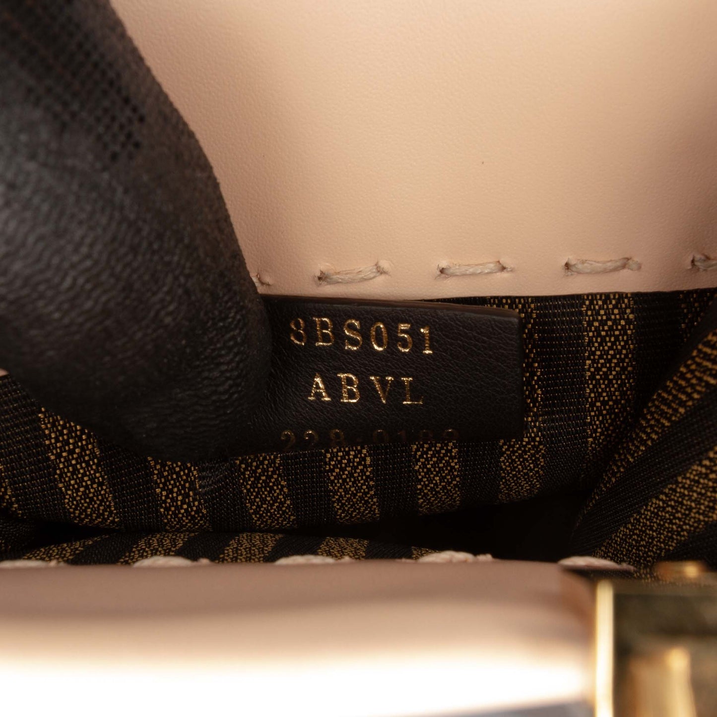 Fendi Mini Leather Sunshine Shopper Tote