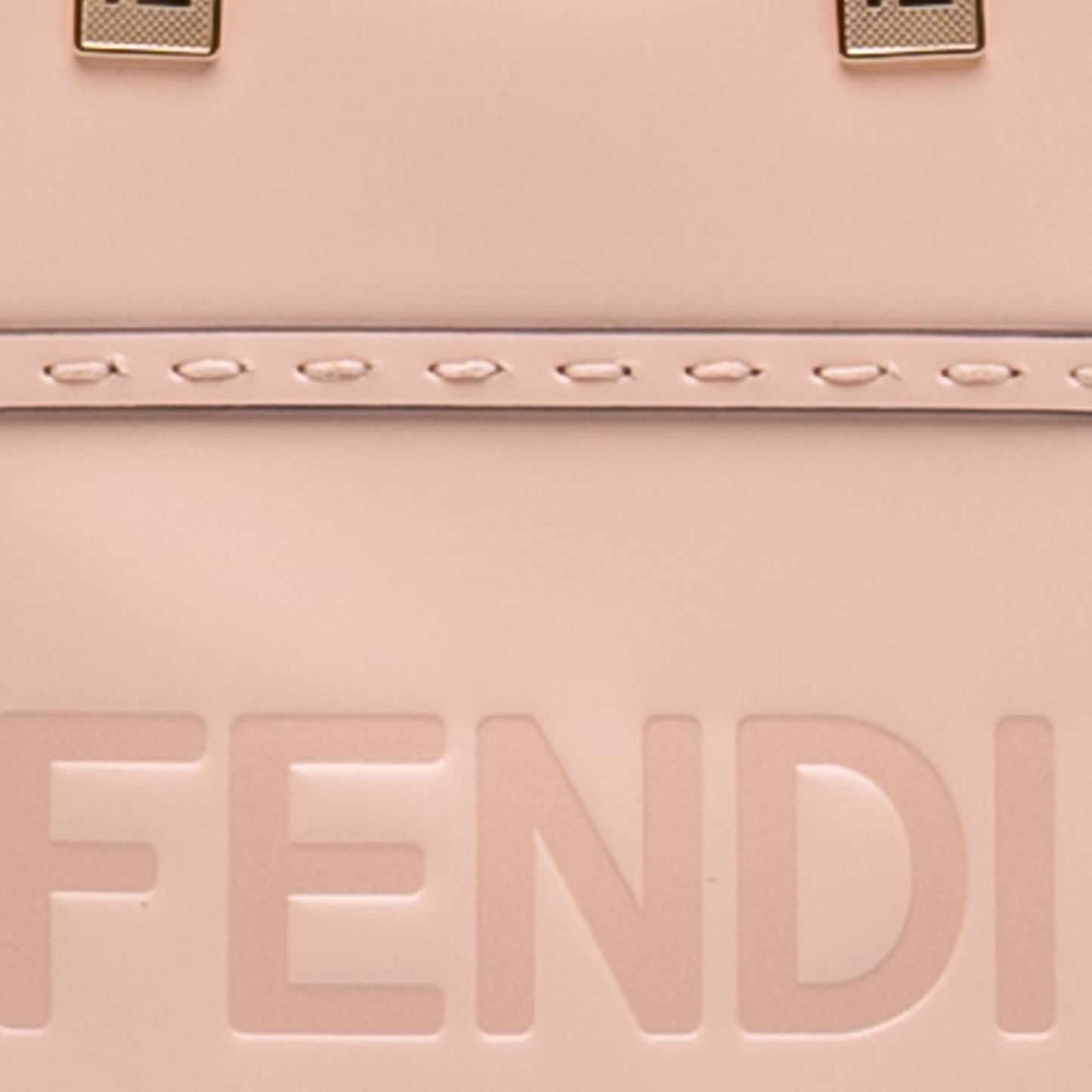Fendi Mini Leather Sunshine Shopper Tote