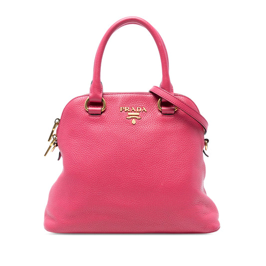 Prada Vitello Daino Dome Satchel