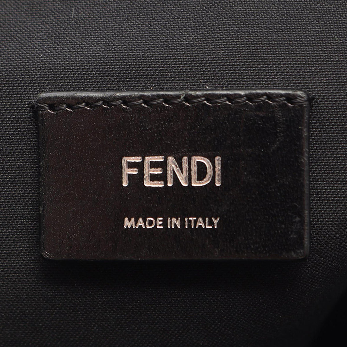 Fendi Zucca Coated Canvas and Nylon Diagonal Backpack — Black