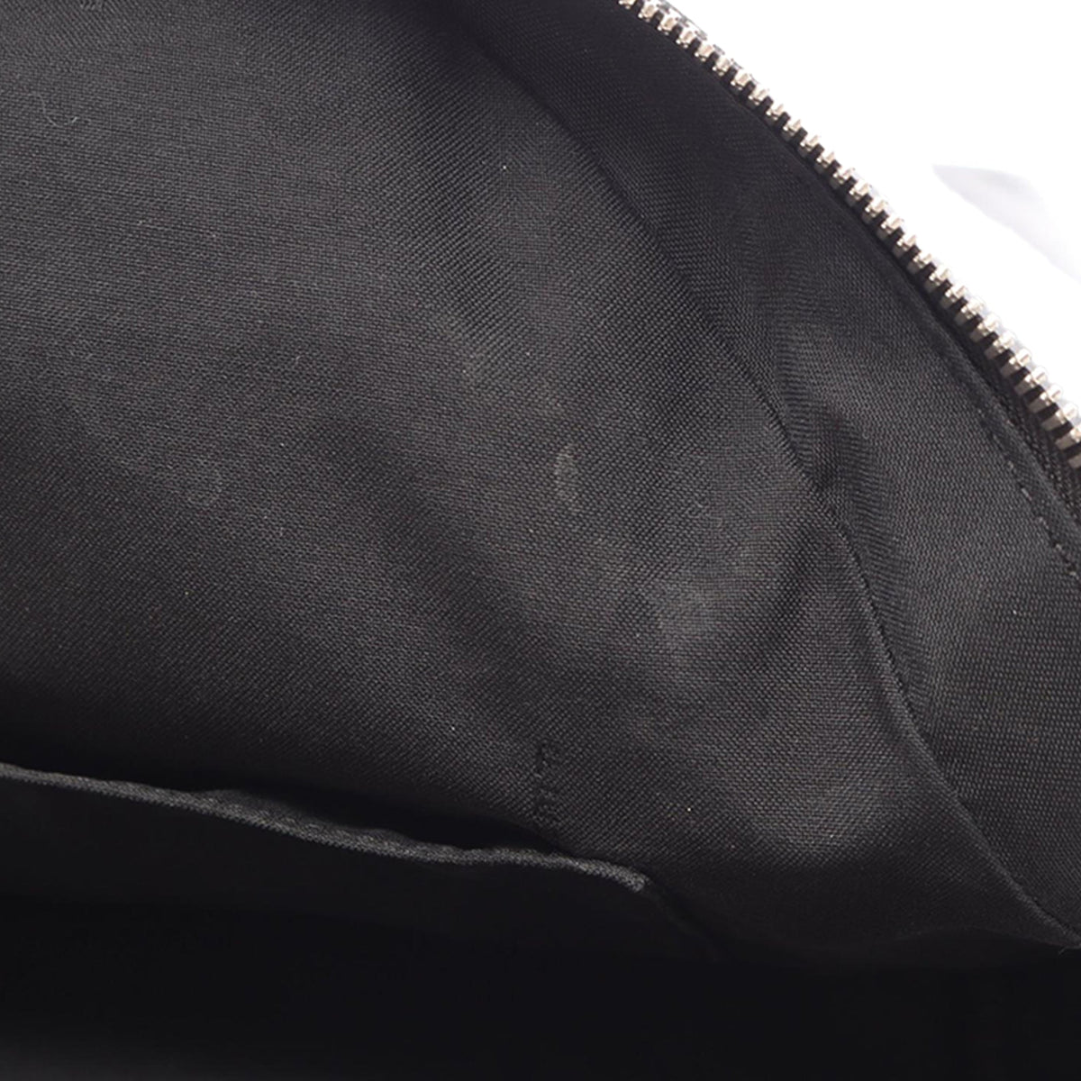 Fendi Zucca Coated Canvas and Nylon Diagonal Backpack — Black