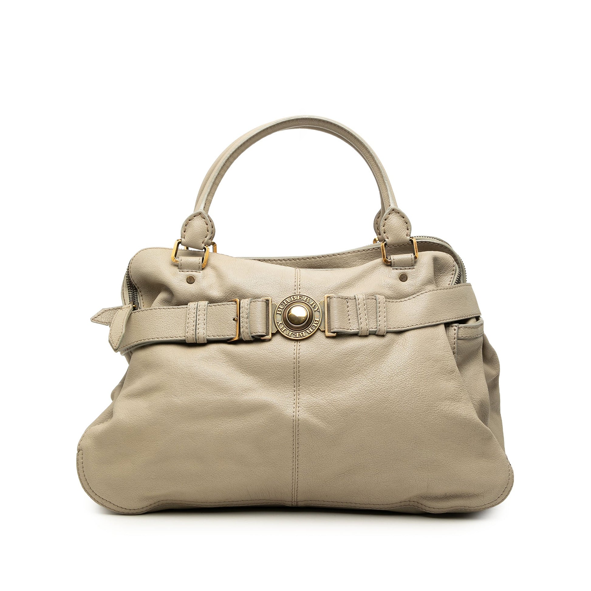 Burberry Leather Lambeth Tote