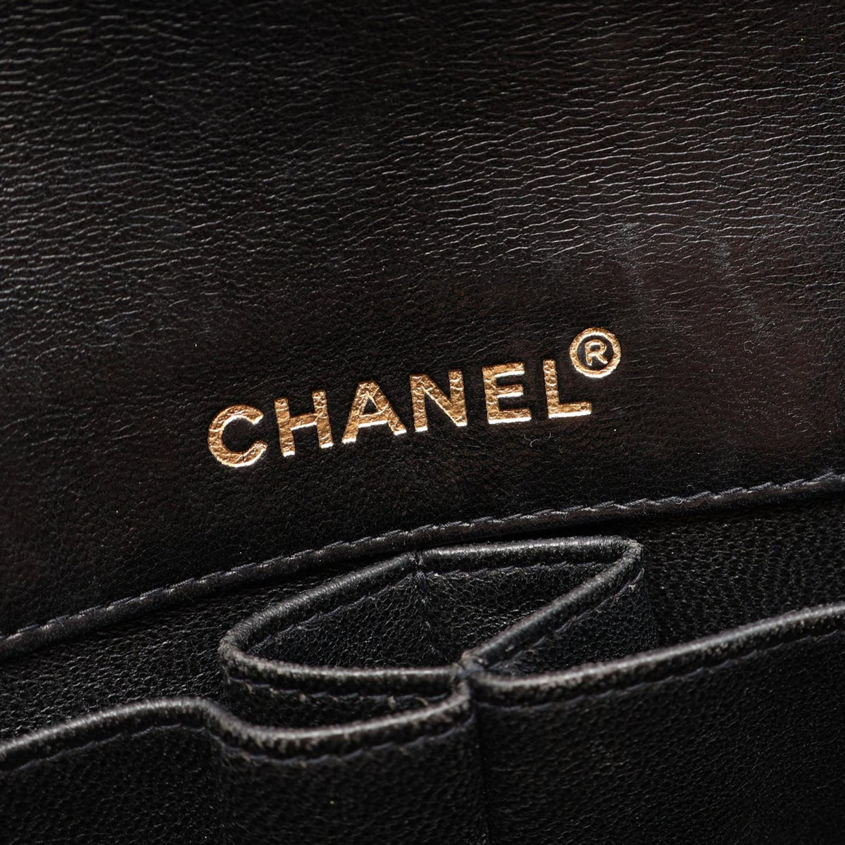 Chanel CC Choco Bar Lambskin Turnlock East West Flap