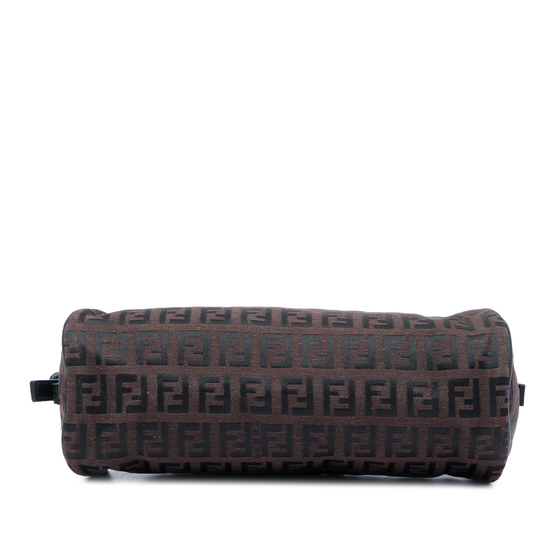 Fendi Zucchino Canvas Barrel Pochette