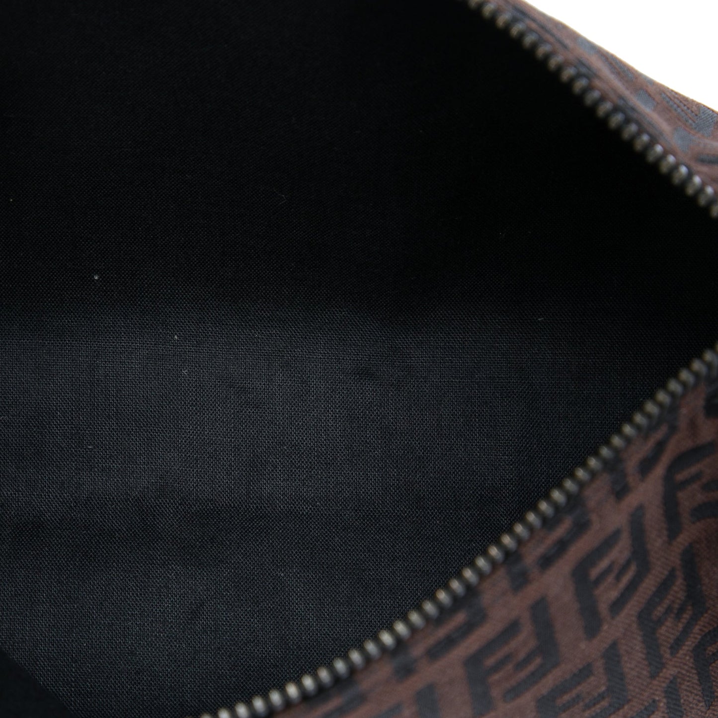 Fendi Zucchino Canvas Barrel Pochette