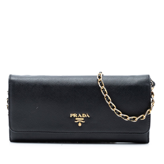 Prada Saffiano Wallet On Chain