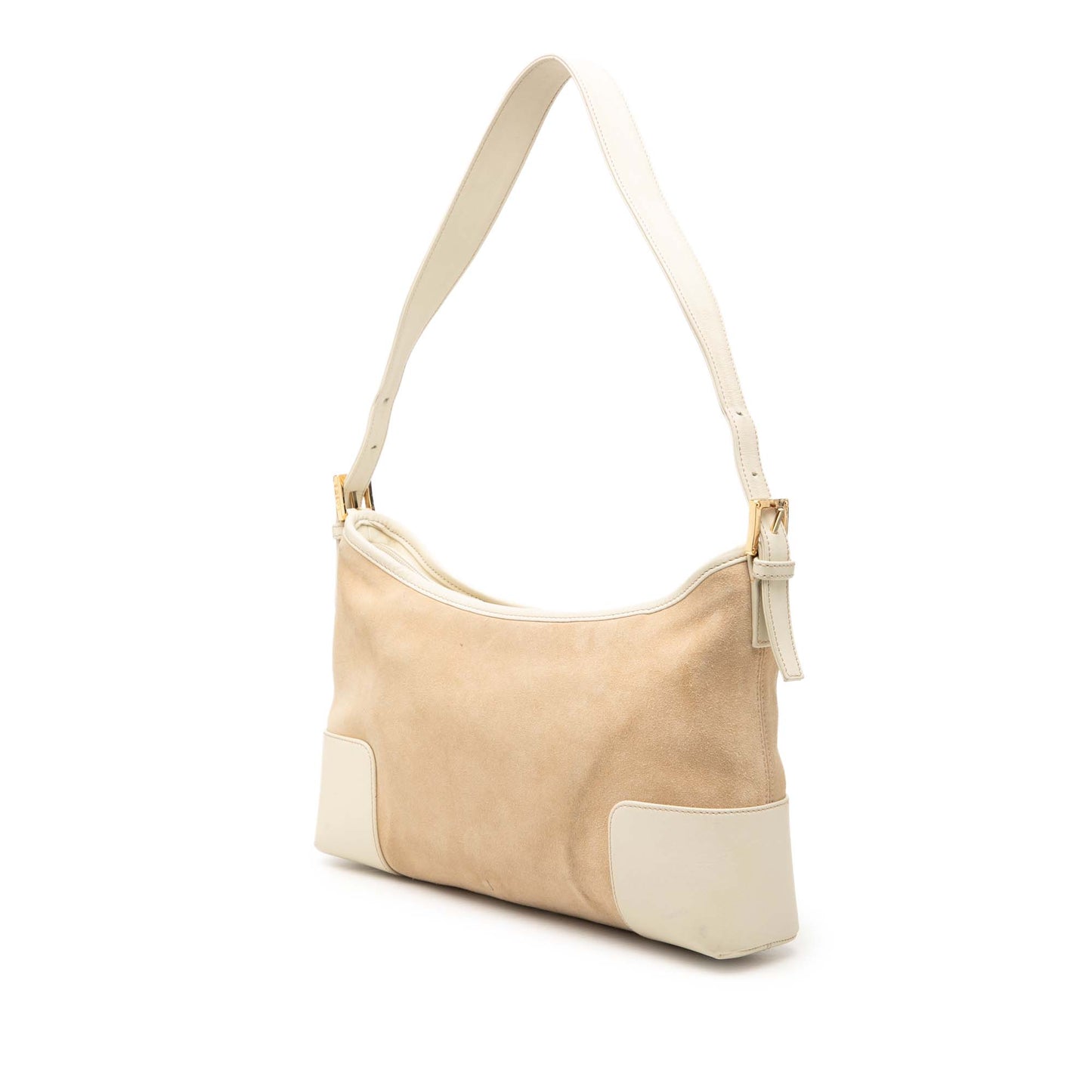 LOEWE Suede Anagram Shoulder Bag