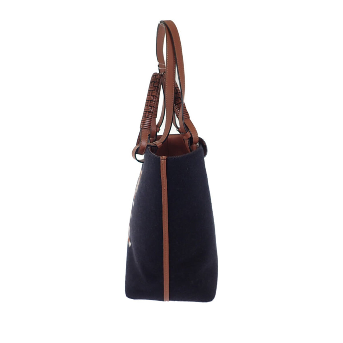 LOEWE Small Love Anagram Wool Tote
