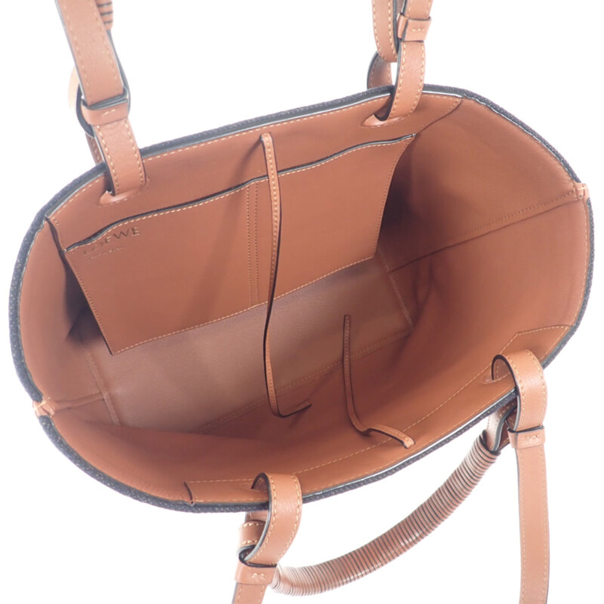 LOEWE Small Love Anagram Wool Tote