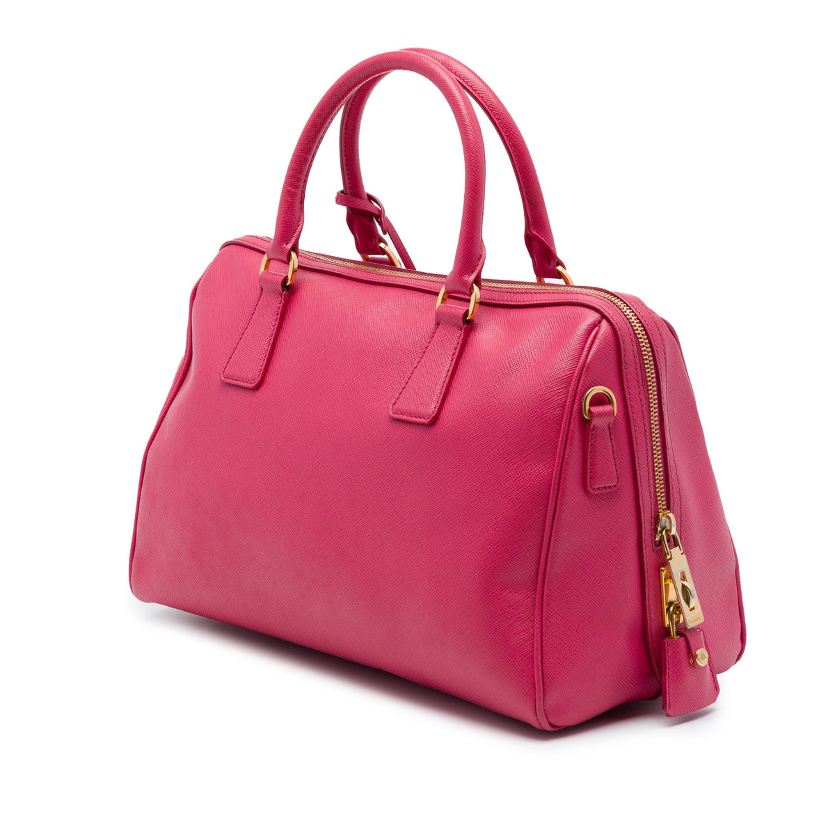 Prada Saffiano Lux Convertible Bowler Bag