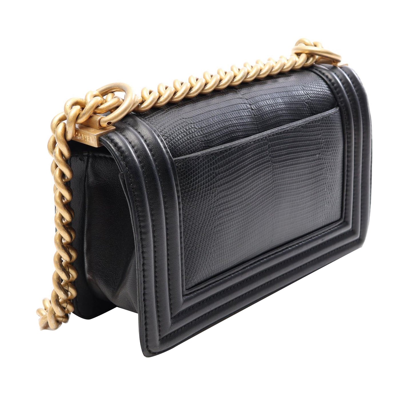 Chanel Small Embossed Calfskin Boy Flap