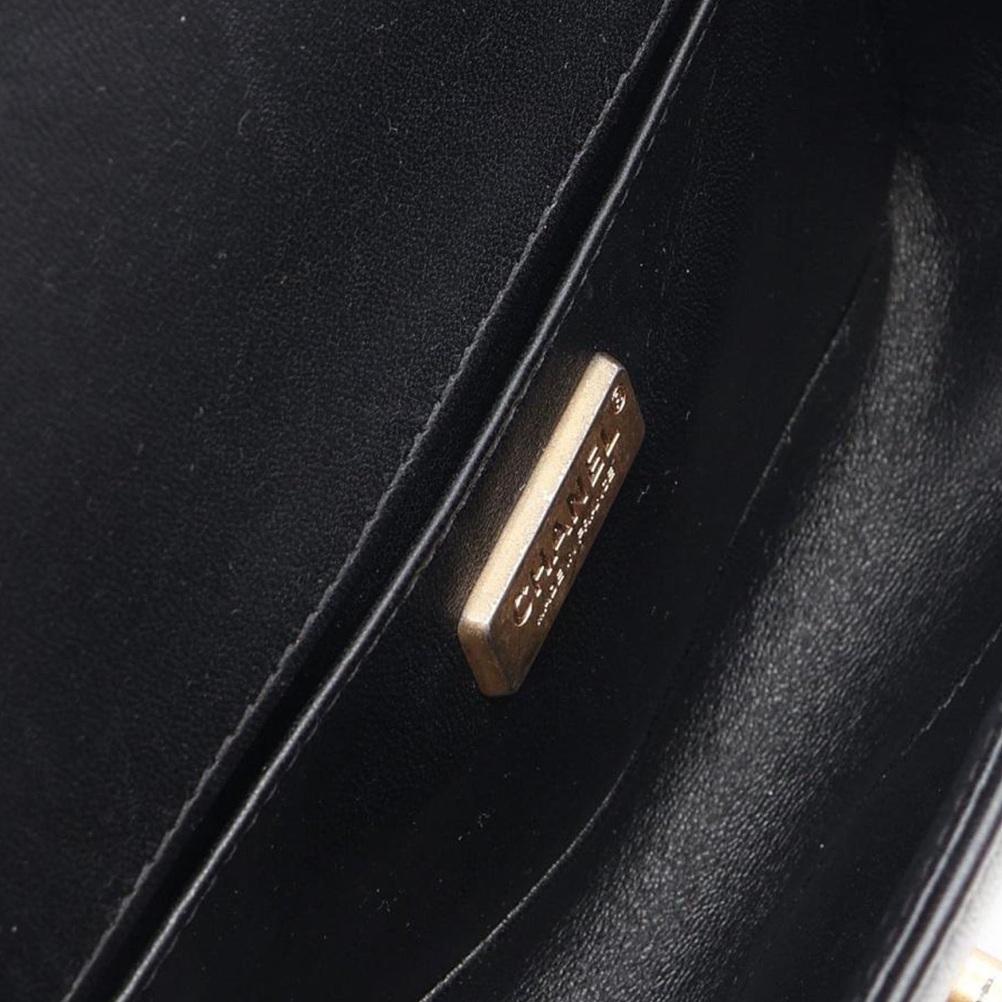 Chanel Small Embossed Calfskin Boy Flap