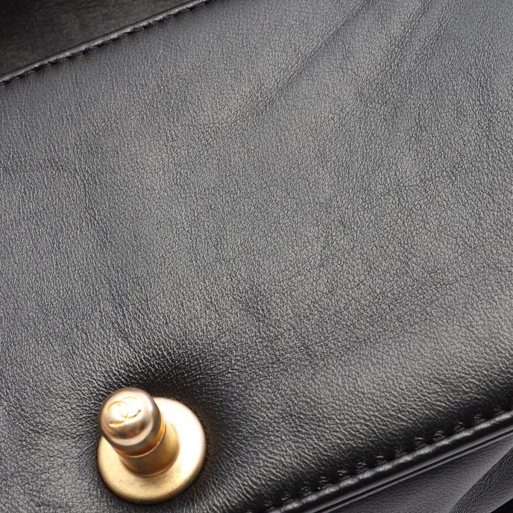 Chanel Small Embossed Calfskin Boy Flap