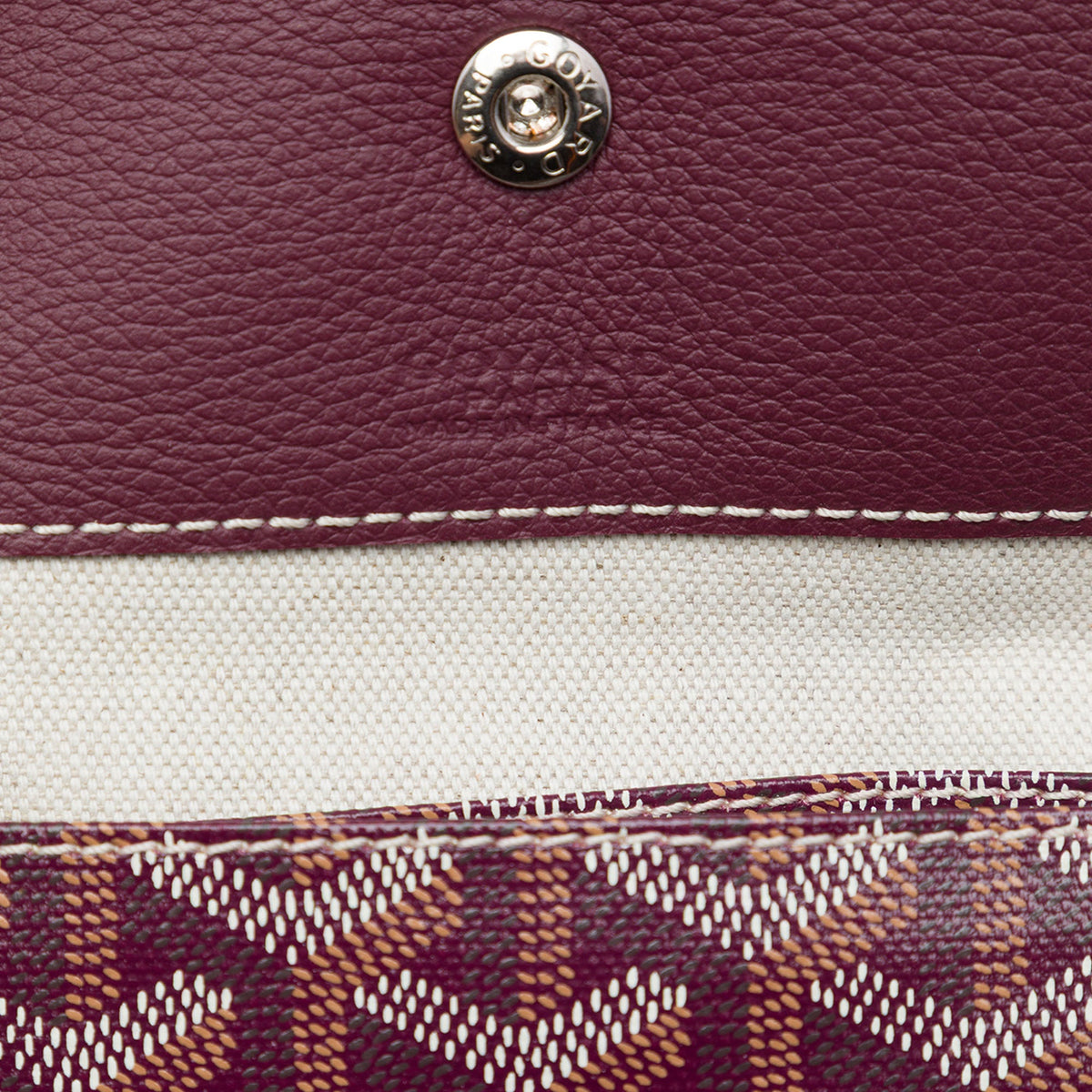 Goyard Goyardine Boheme Hobo — Red