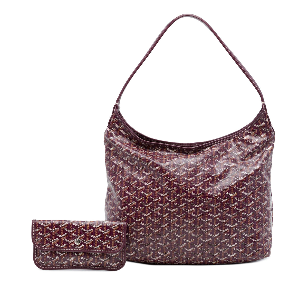 Goyard Goyardine Boheme Hobo — Red