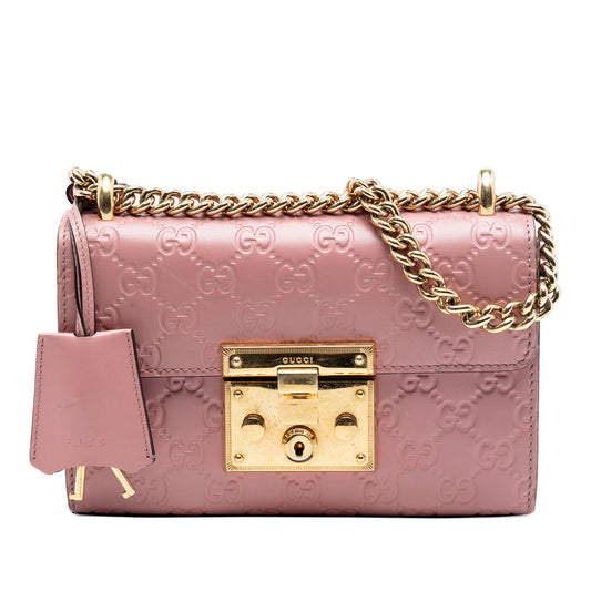 Small Guccissima Padlock Crossbody