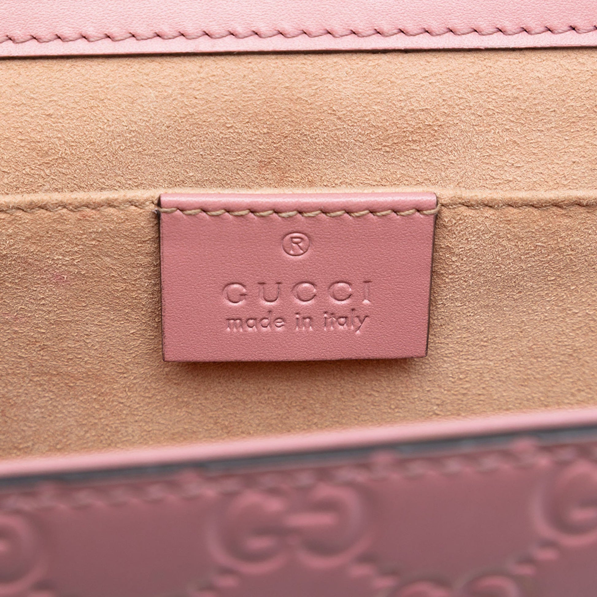 Small Guccissima Padlock Crossbody