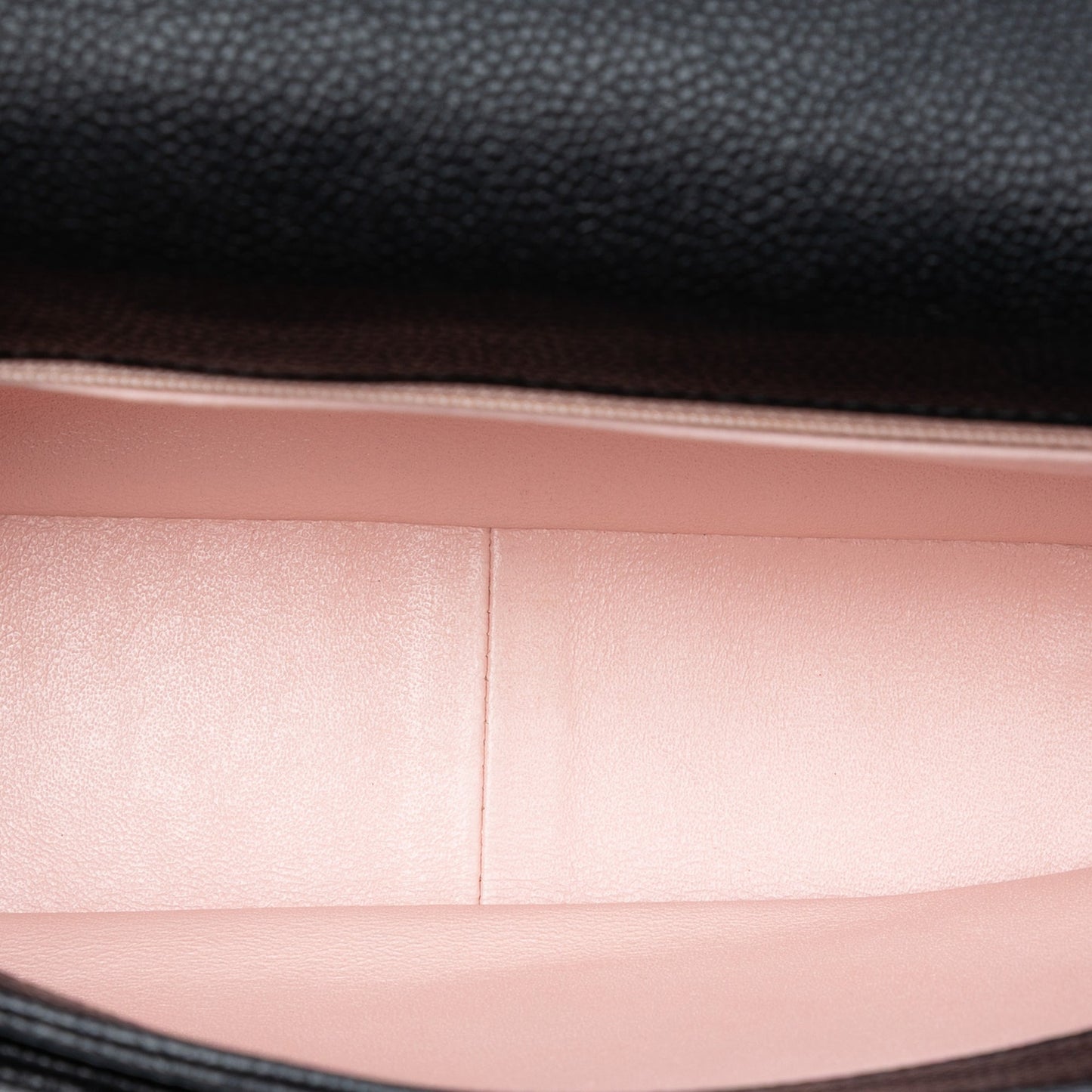 Chanel Quilted Caviar CC Plate Flap Pocket Shoulder Bag
