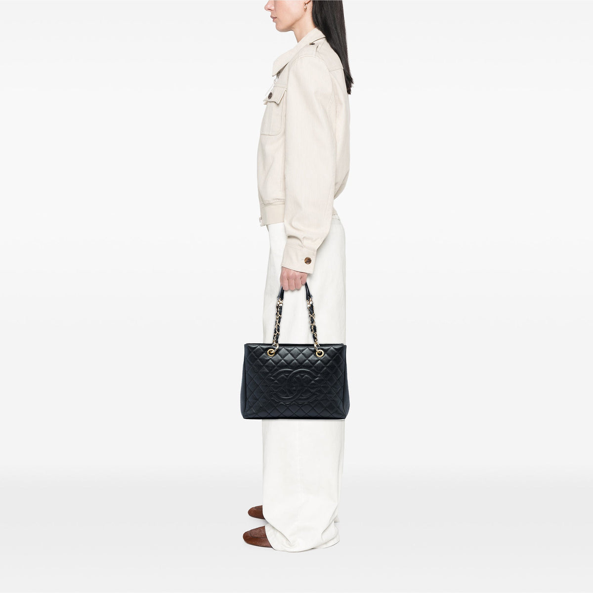 Chanel Caviar Grand Shopping Tote