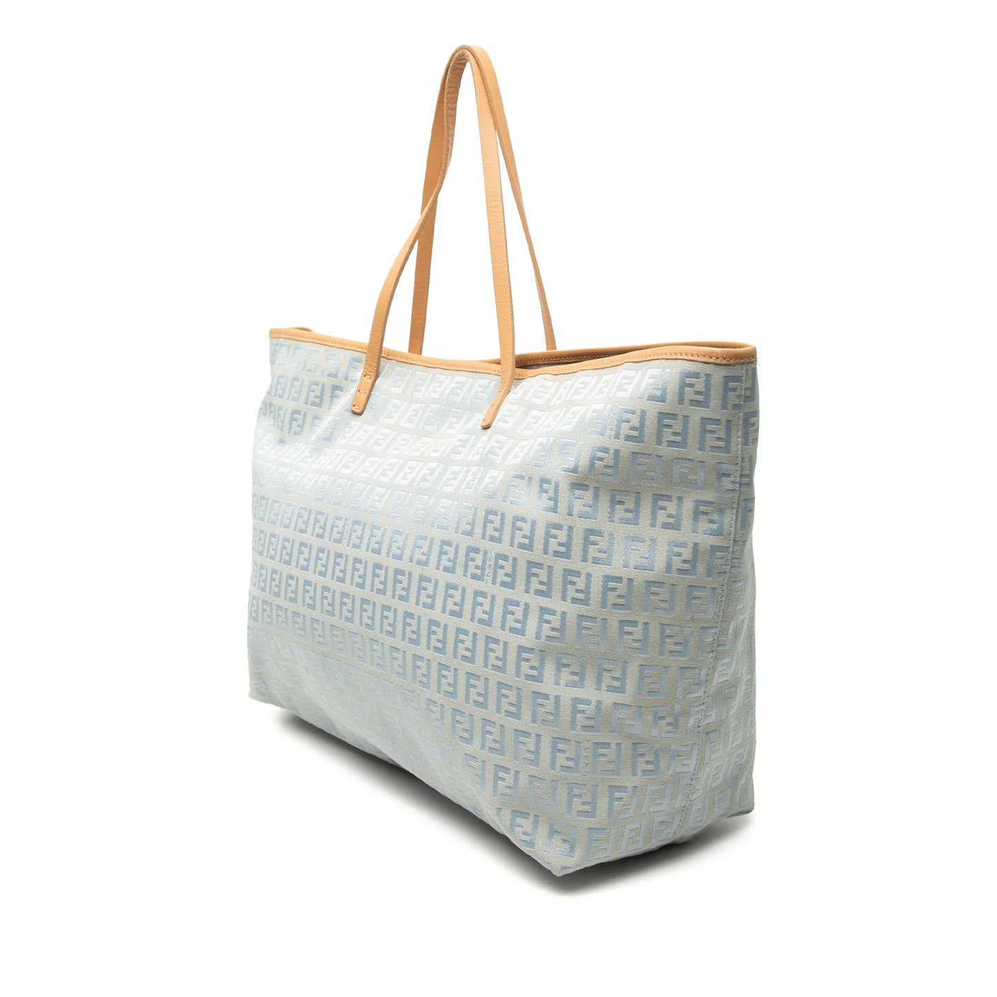 Fendi Large Zucchino Canvas Roll Tote