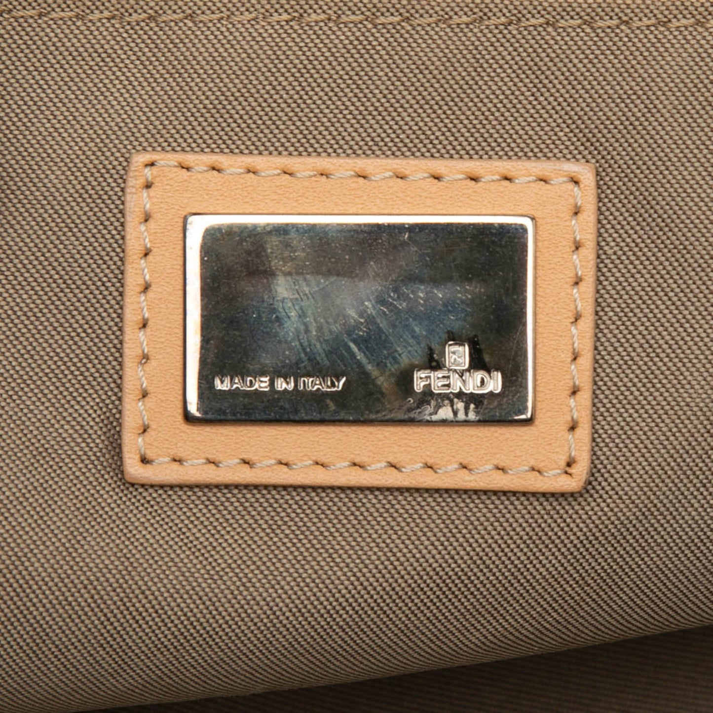 Fendi Large Zucchino Canvas Roll Tote