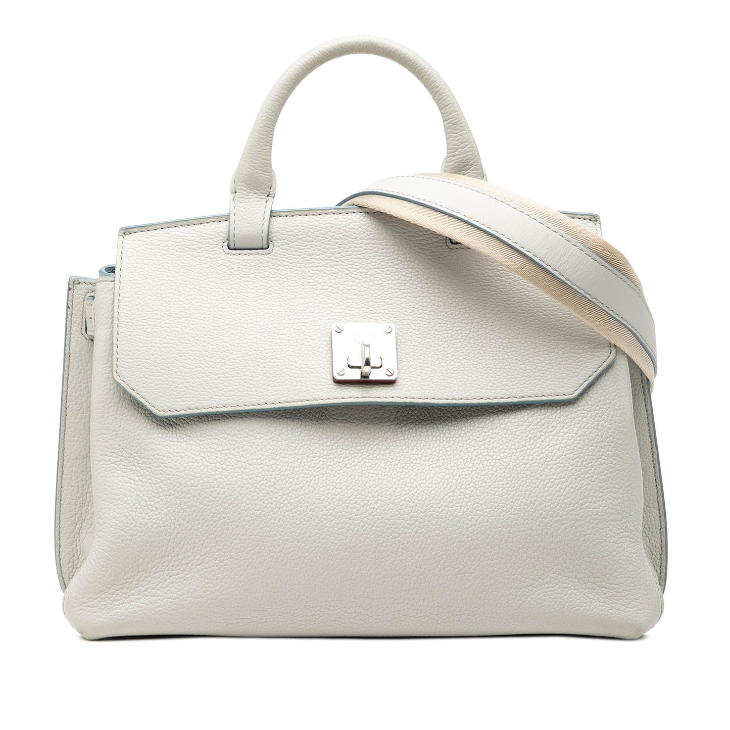 MCM Medium Grained Calfskin Milla Convertible Backpack