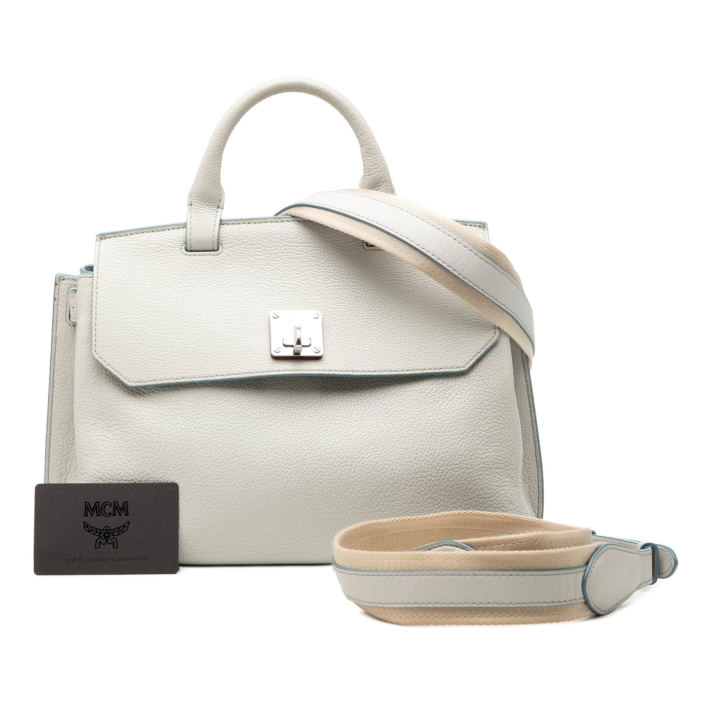 MCM Medium Grained Calfskin Milla Convertible Backpack