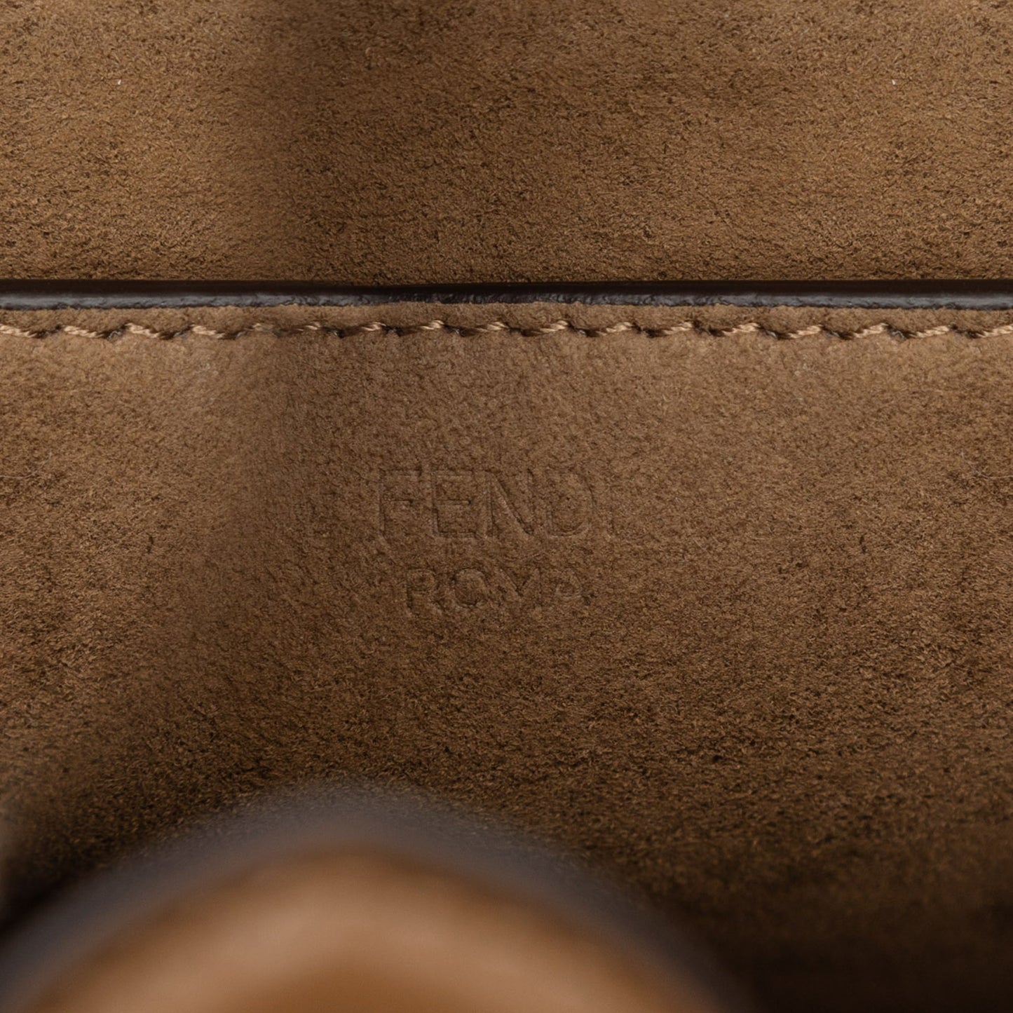 Fendi Small Zucca Canvas Sunshine Shopper Tote