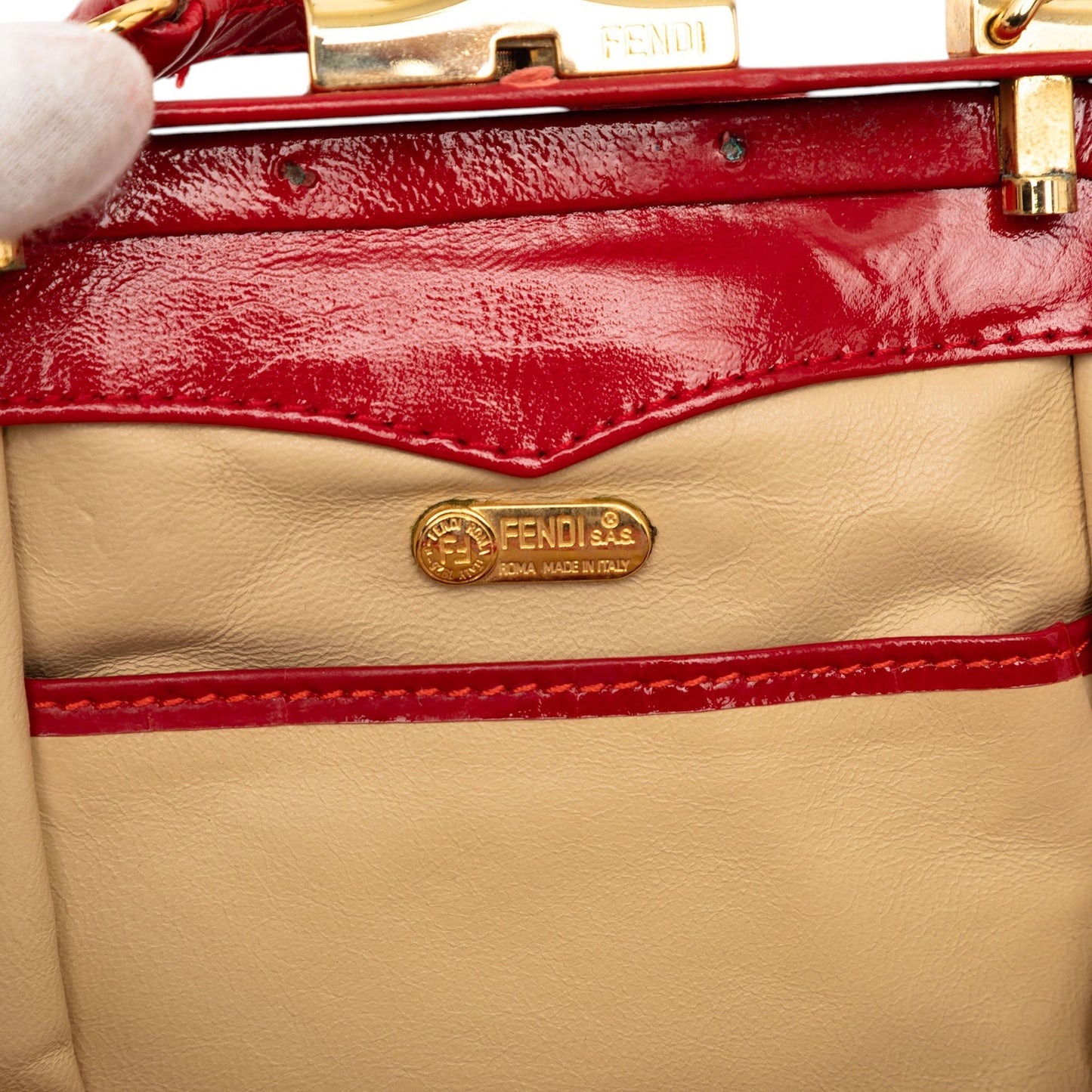 Patent Frame Shoulder Bag