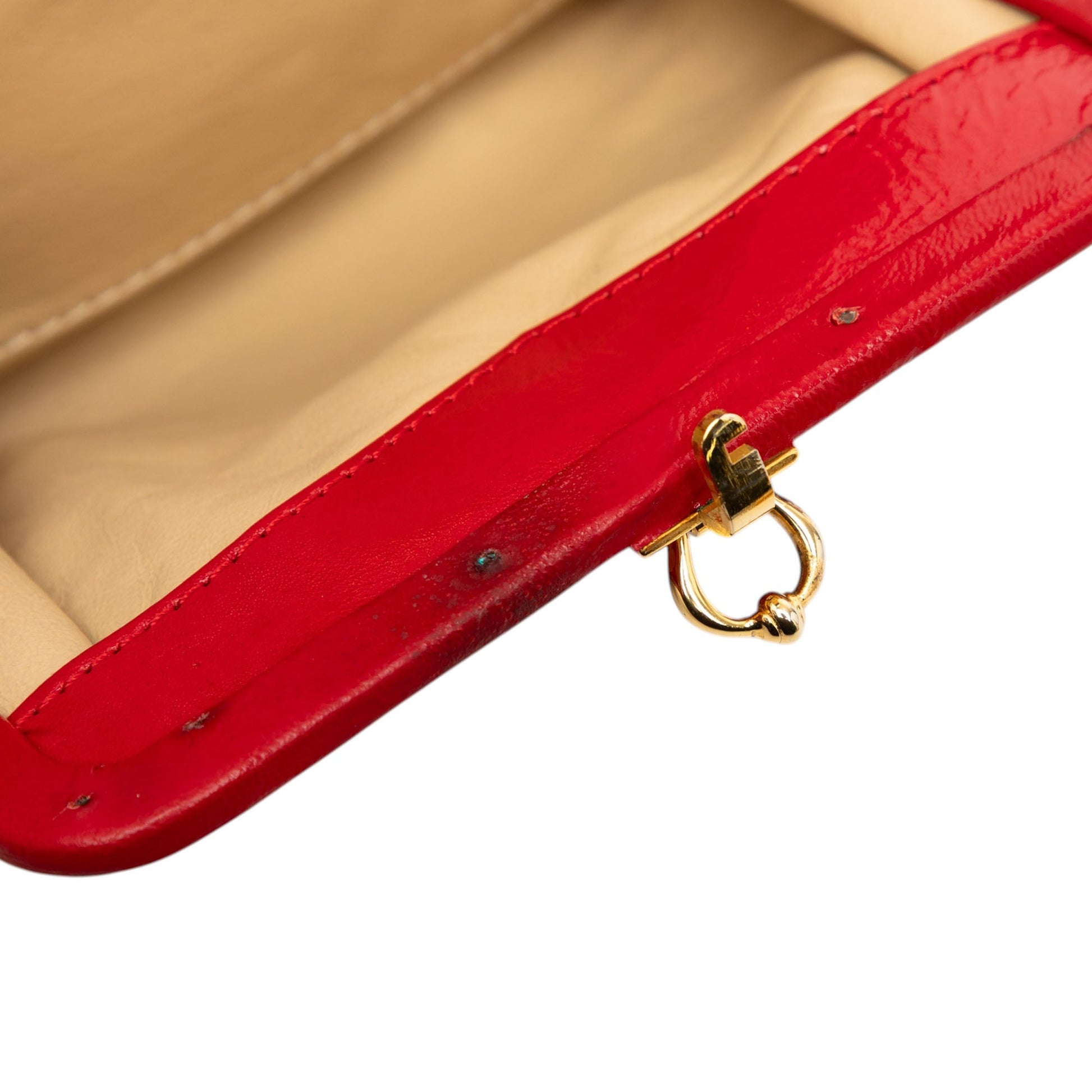 Patent Frame Shoulder Bag