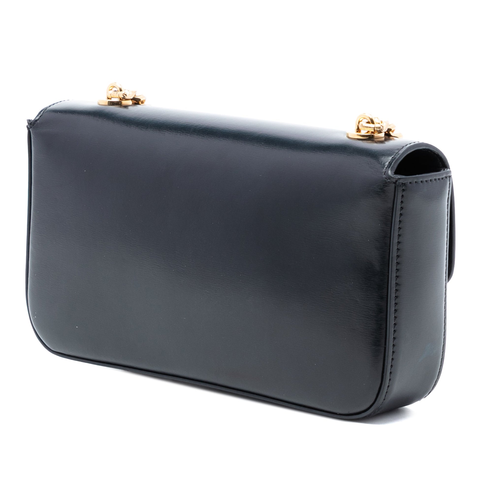 Celine Smooth Calfskin Cuir Triomphe Chain Shoulder Bag