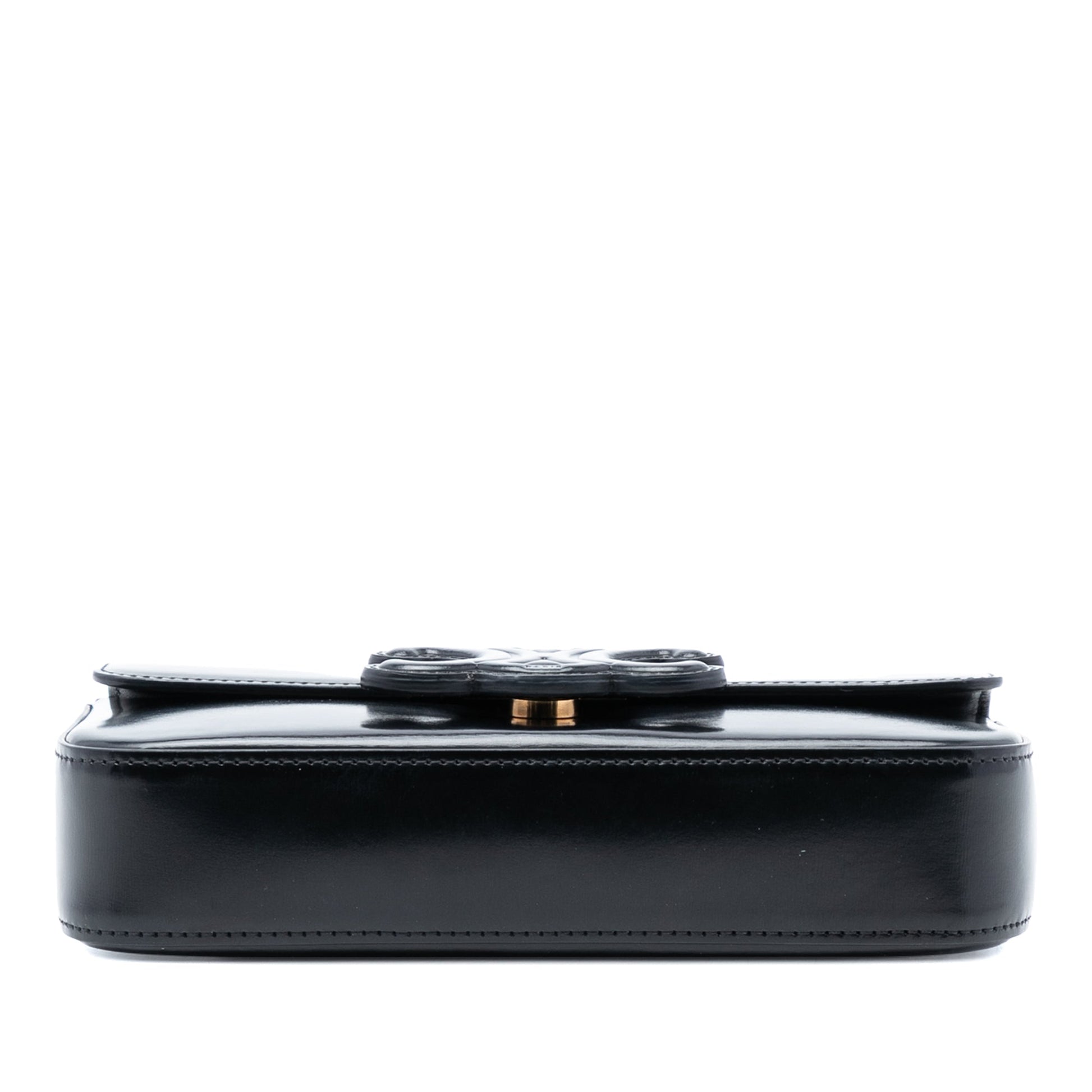 Celine Smooth Calfskin Cuir Triomphe Chain Shoulder Bag