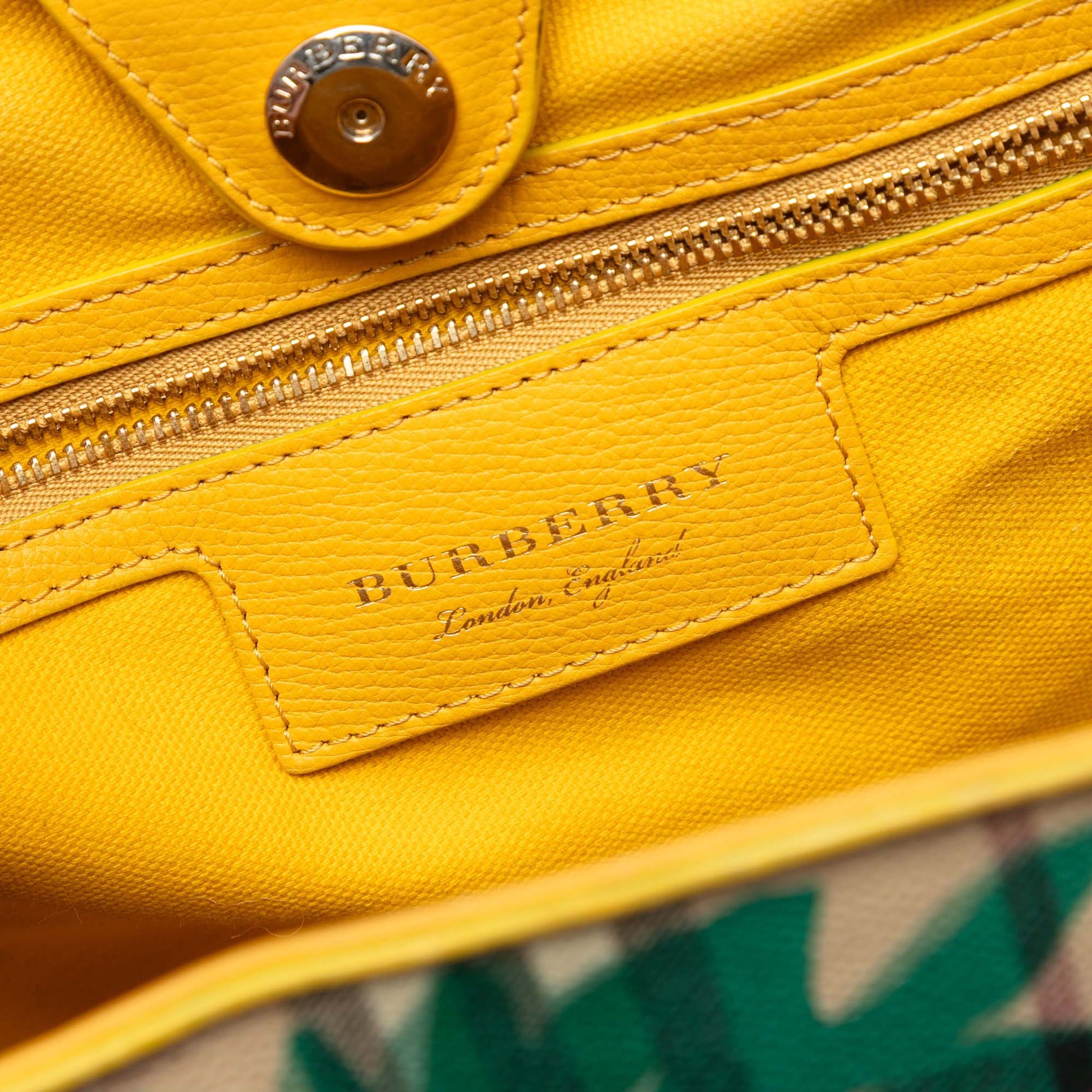 Burberry Small Haymarket Check Coated Canvas Floral Print Canterbury Tote