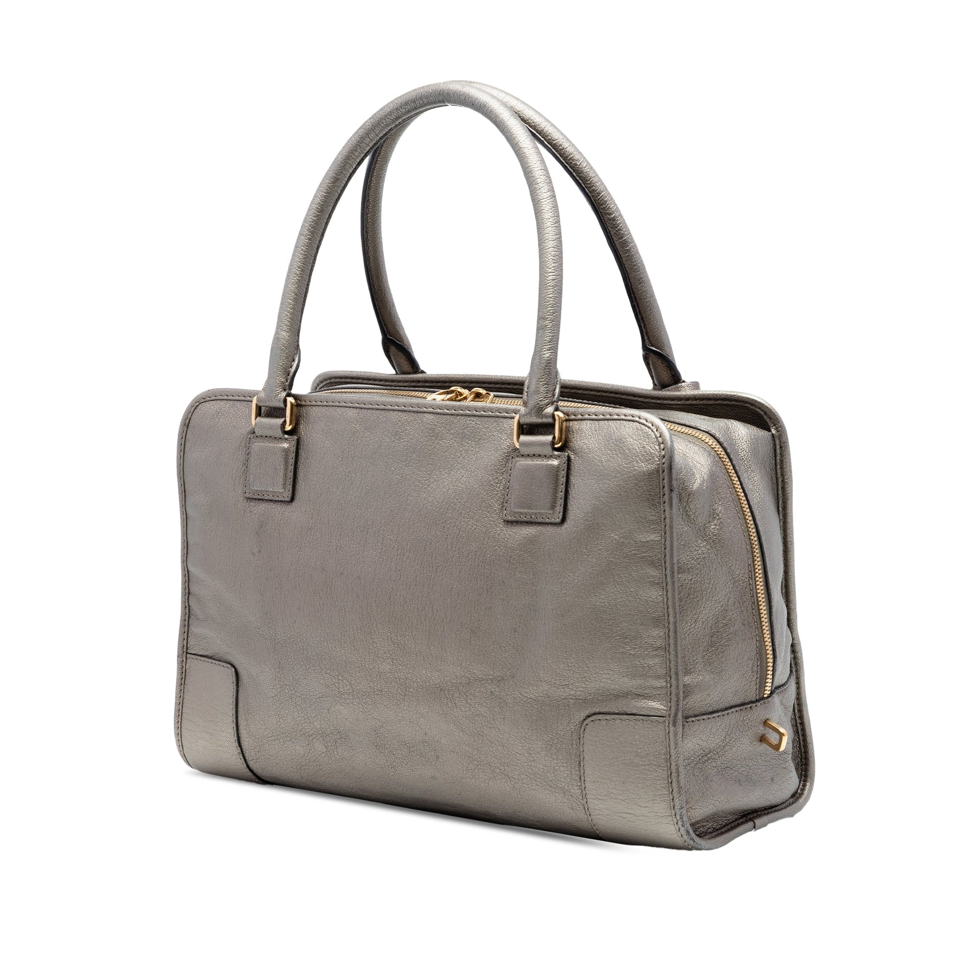 LOEWE Metallic Goatskin Amazona 36