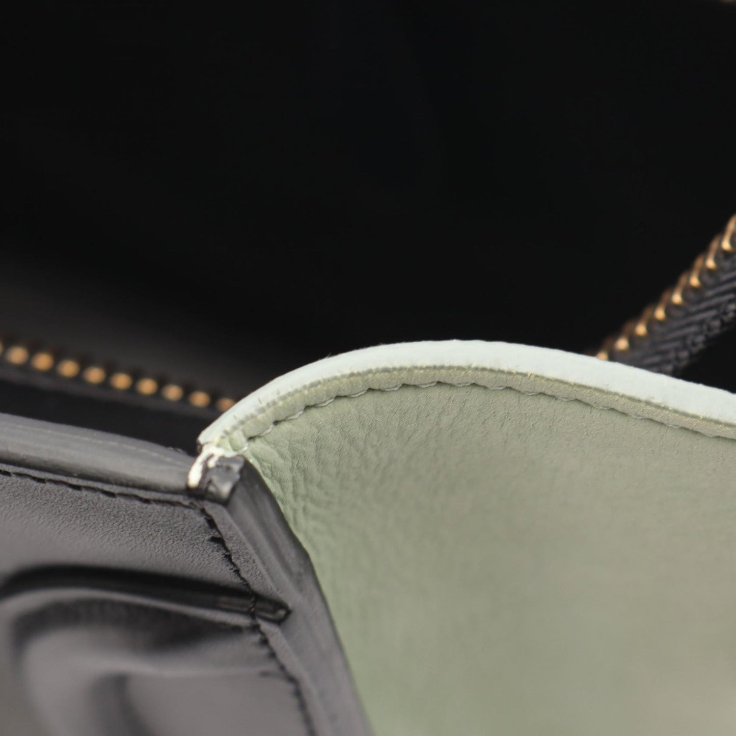 Celine Micro Tricolor Leather Luggage Tote