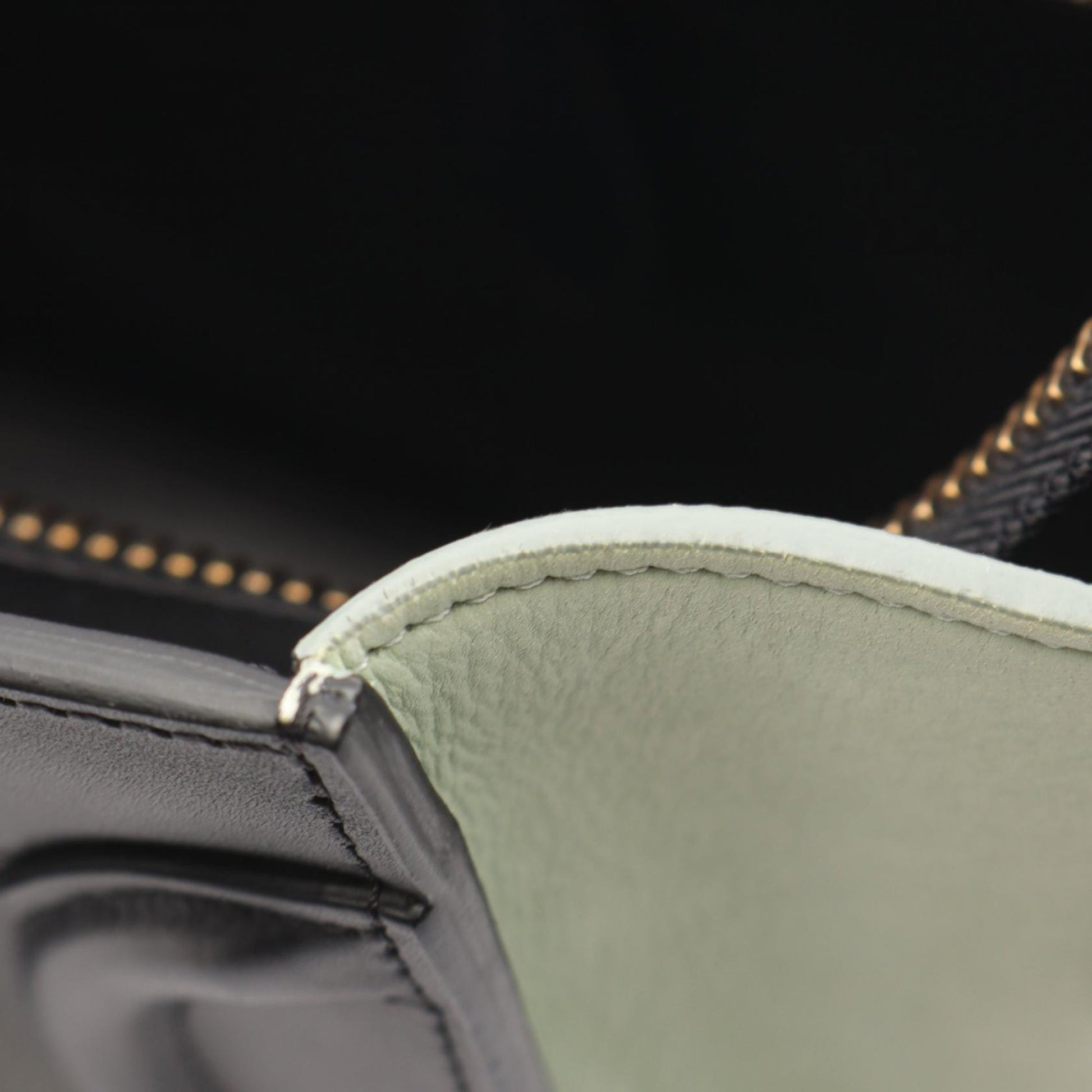Celine Micro Tricolor Leather Luggage Tote