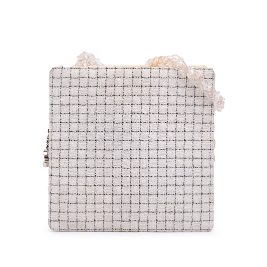 Chanel Tweed and Resin Zipped Shopping Bag