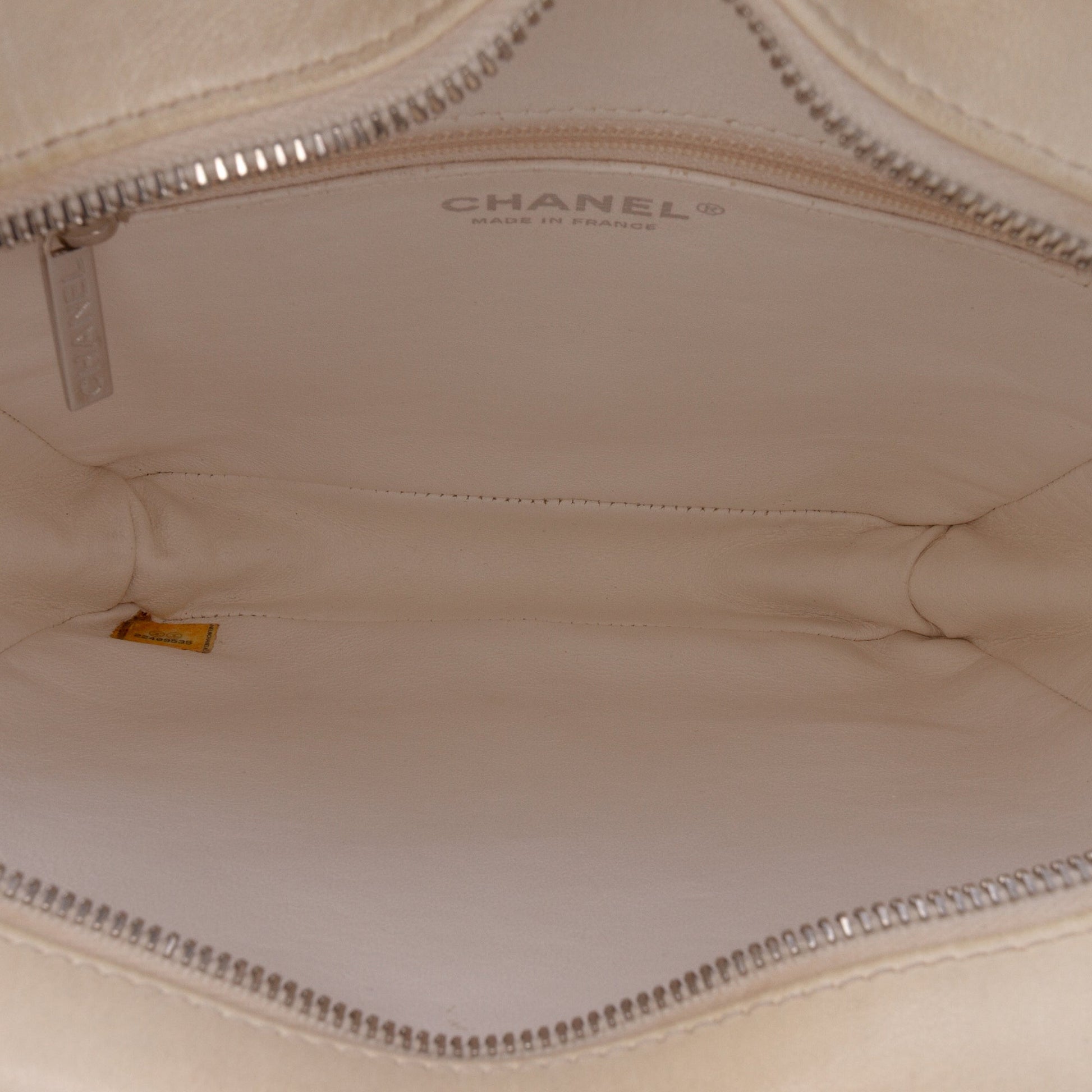 Chanel Tweed and Resin Zipped Shopping Bag
