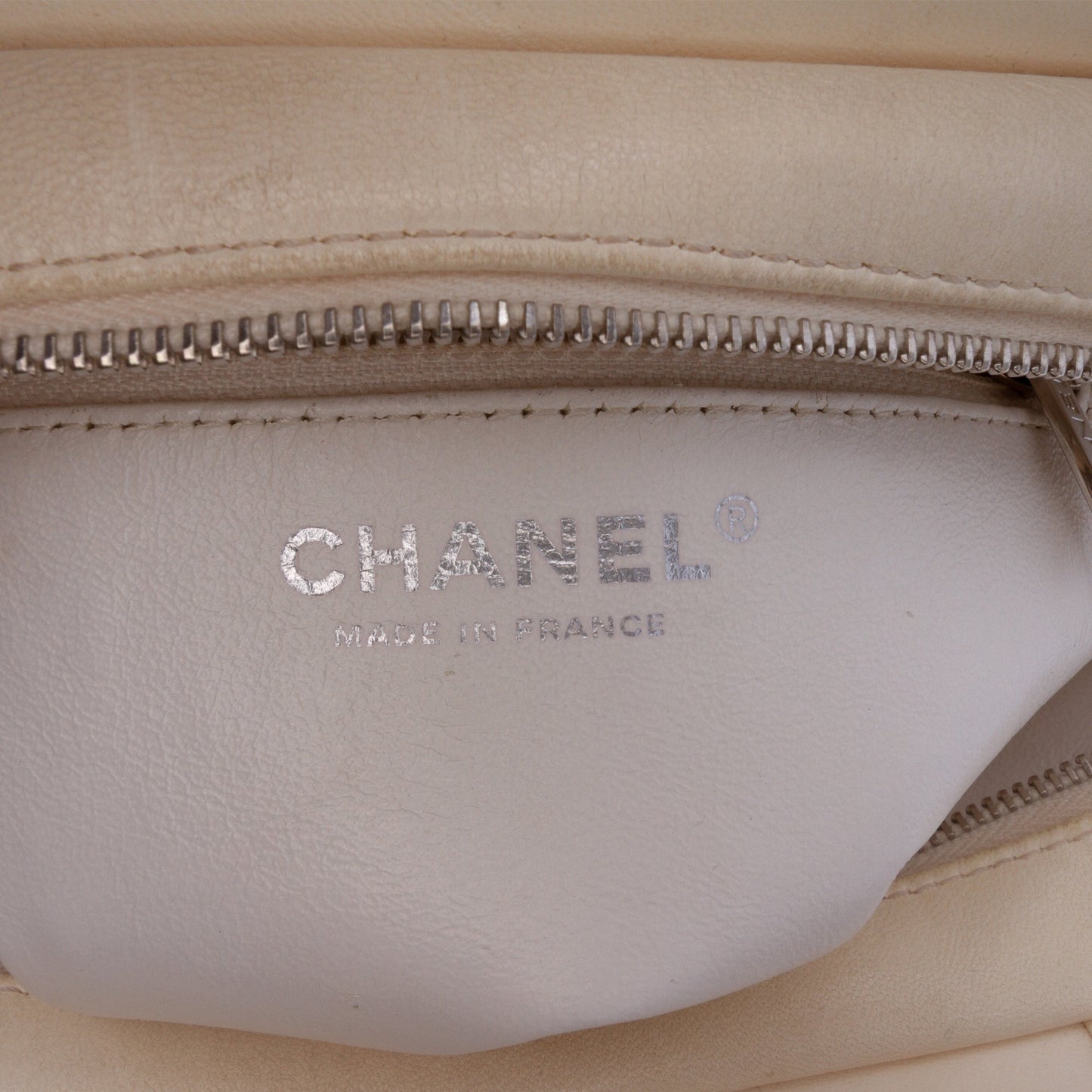 Chanel Tweed and Resin Zipped Shopping Bag