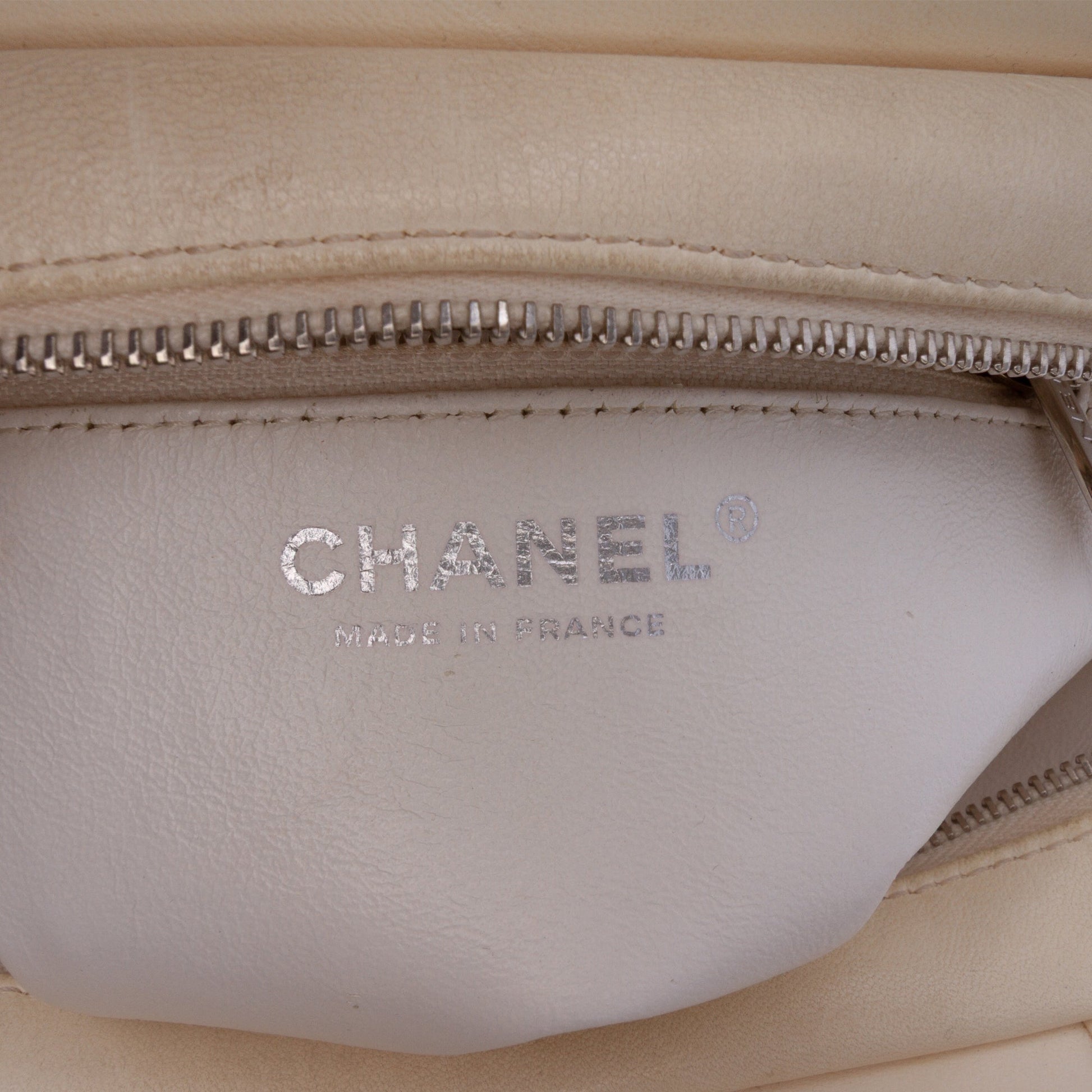 Chanel Tweed and Resin Zipped Shopping Bag