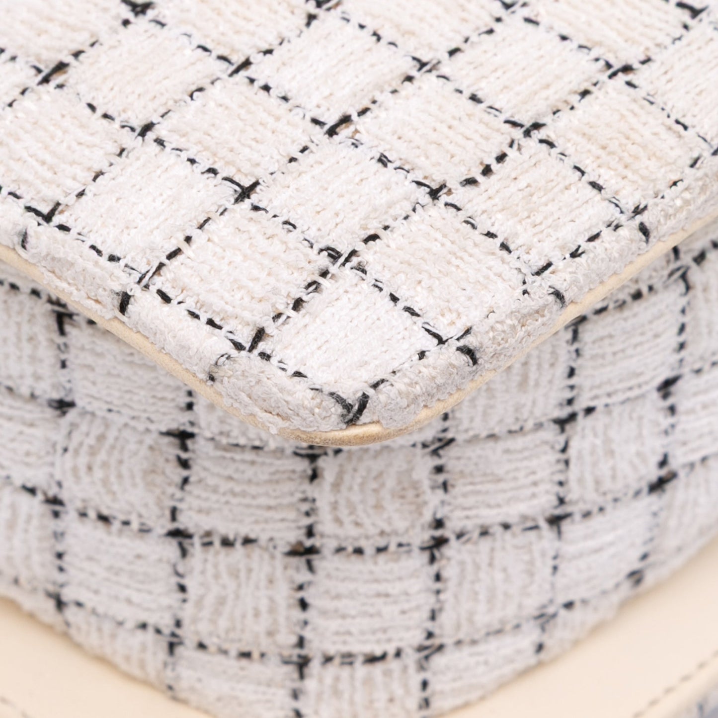 Chanel Tweed and Resin Zipped Shopping Bag